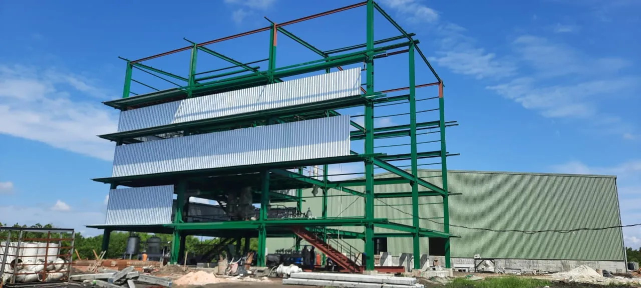 Illustrative photo of steel structures work