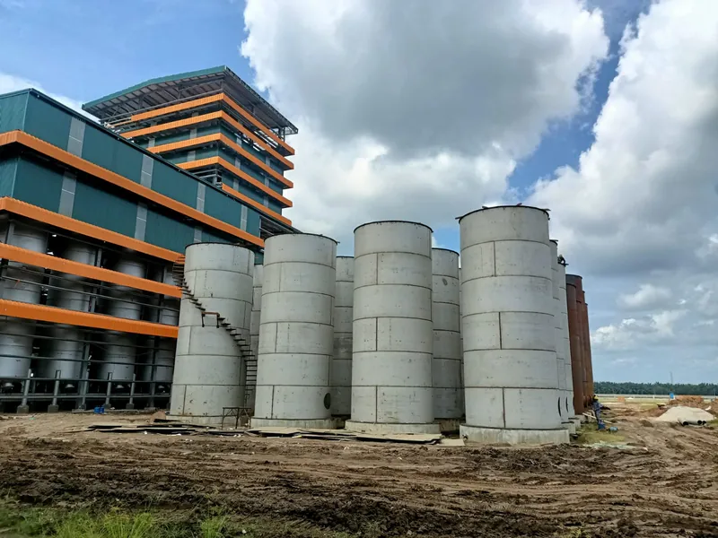 Storage tanks at PT Tanimas Resources International