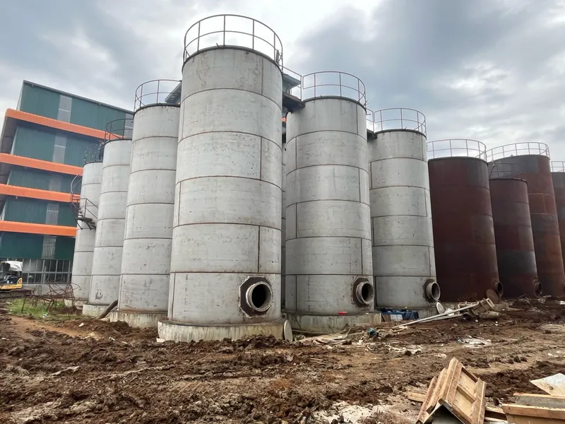 Storage tanks at PT Tanimas Resources International